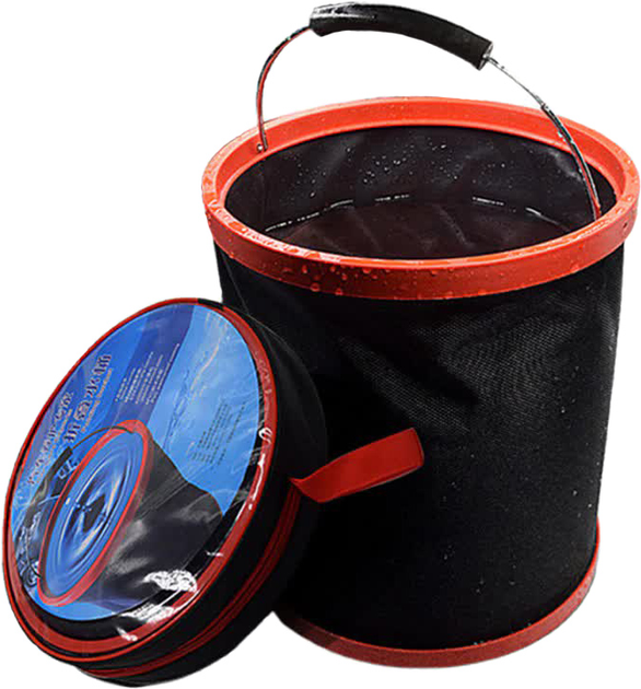 Ведро складная водонепроницаемая/прорезиненная полиэстер 12 л (57648426)