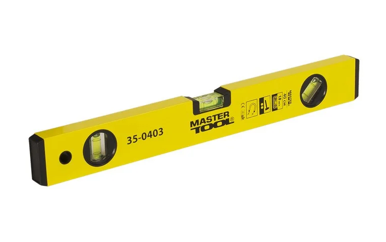 Рівень посилений MasterTool з магнітами 3 капсули 40 см (35-0403)