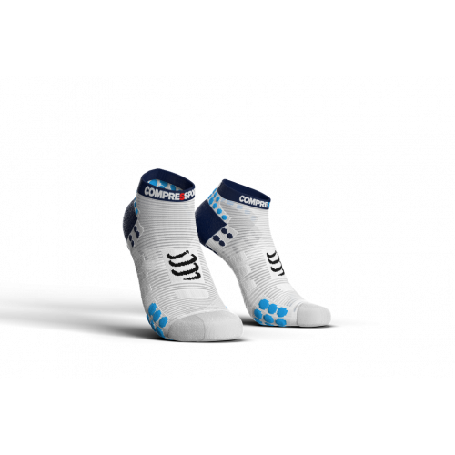 Носки спортивные Pro Racing Socks V3.0 Run Low Т2 Белый/Синий (0cbc75cb) - фото 3