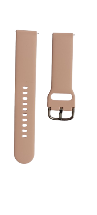 Ремешок для часов силиконовый 180х20 мм Pink sand (3191) - фото 1