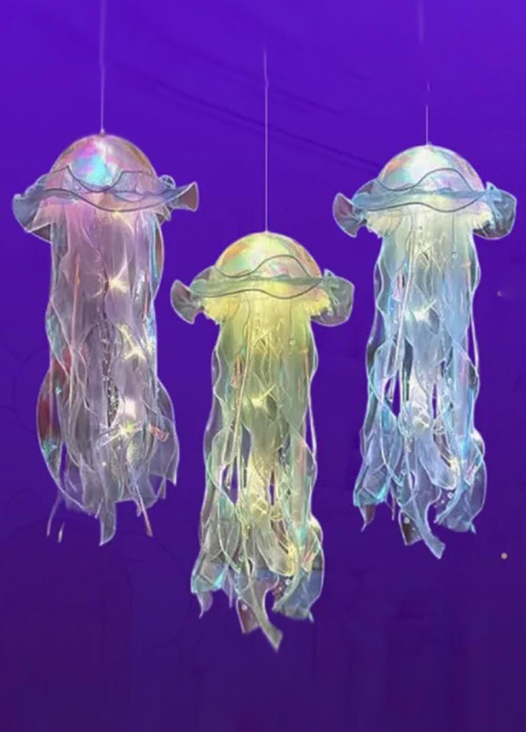 Набор подвесной ночник AND113 Медуза на батарейках 3 шт. Разноцветный (547113) Набор подвесной ночник AND113 Медуза на батарейках 3 шт. Разноцветный (547113)