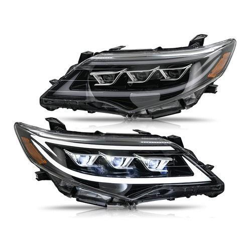 Фары передние GBT Lexus-design 2011-2014 для Toyota Camry 2011-2018 гг. поликарбонат 2 шт. Черный (151051)