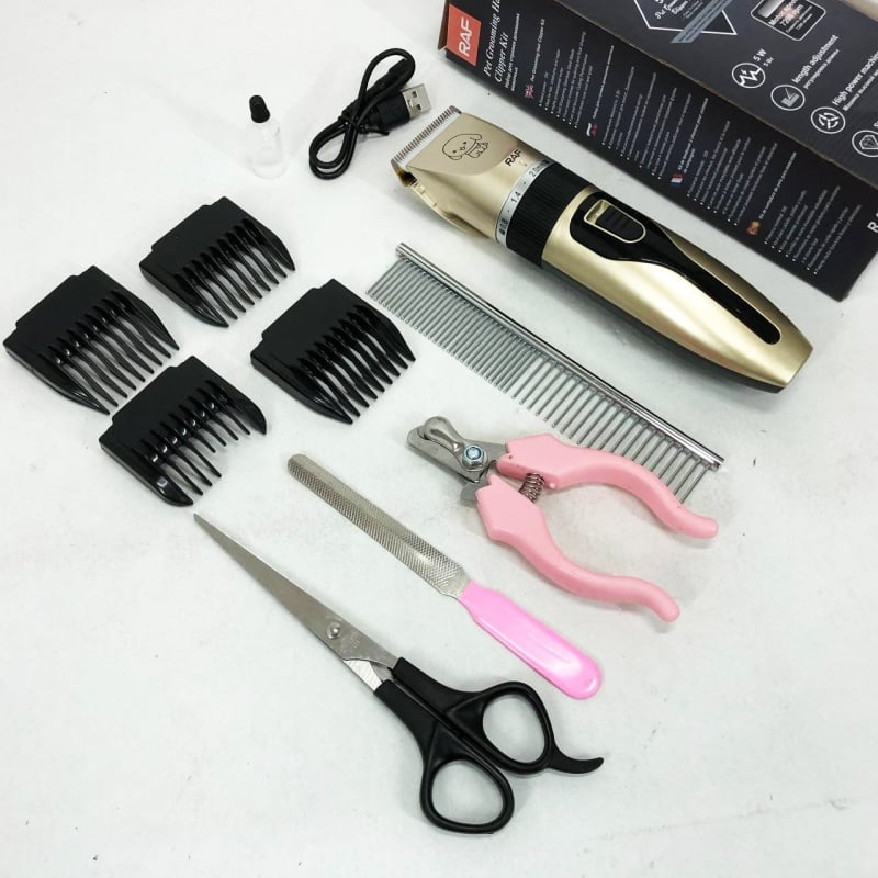 Машинка для стрижки тварин RAF R.436 8в1 Gold (tf7460) - фото 11 Машинка для стрижки тварин RAF R.436 8в1 Gold (tf7460) - фото 11