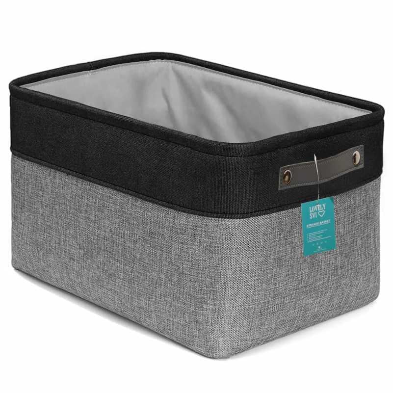 Корзина-органайзер Lovely Svi для хранения белья одежды косметики книг игрушек 38x28x24 Бежевый