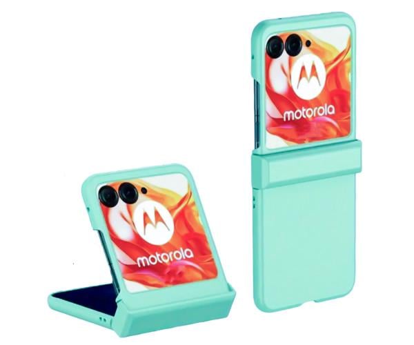 Чехол накладка Omeve Shockproof для Motorola Razr 50 / Razr 2024 Голубой