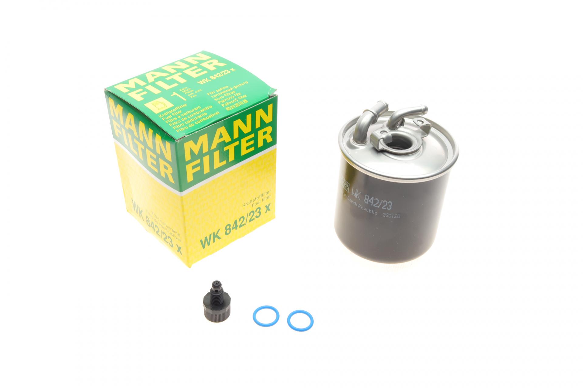 Фильтр топливный Mann-Filter для MB Sprinter 2,2-3,0CDI (WK 842/23 X) Фильтр топливный Mann-Filter для MB Sprinter 2,2-3,0CDI (WK 842/23 X)