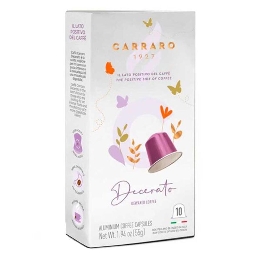 Кава в капсулах Carraro Nespresso Aluminium Decerato 10 шт.