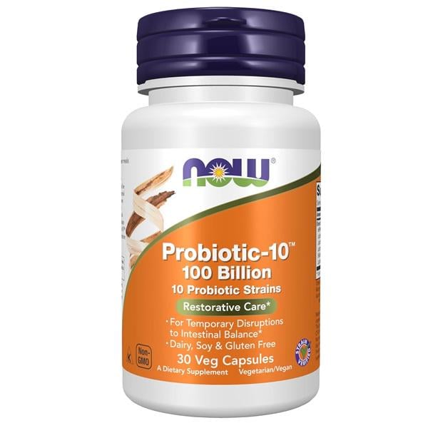 Пробиотик Now Foods Probiotic-10 100 billion 30 вег. капс. (NF2931)