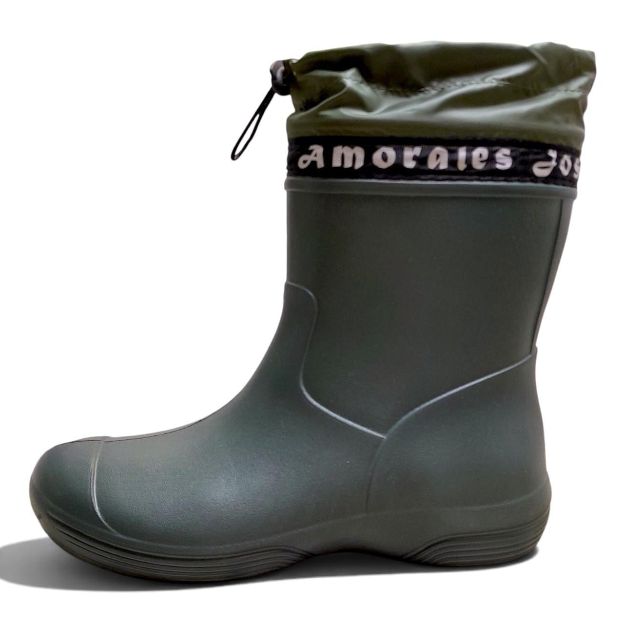 Сапоги резиновые женские с манжетом Jose Amorales р. 40 25 см Хаки (3144052700)