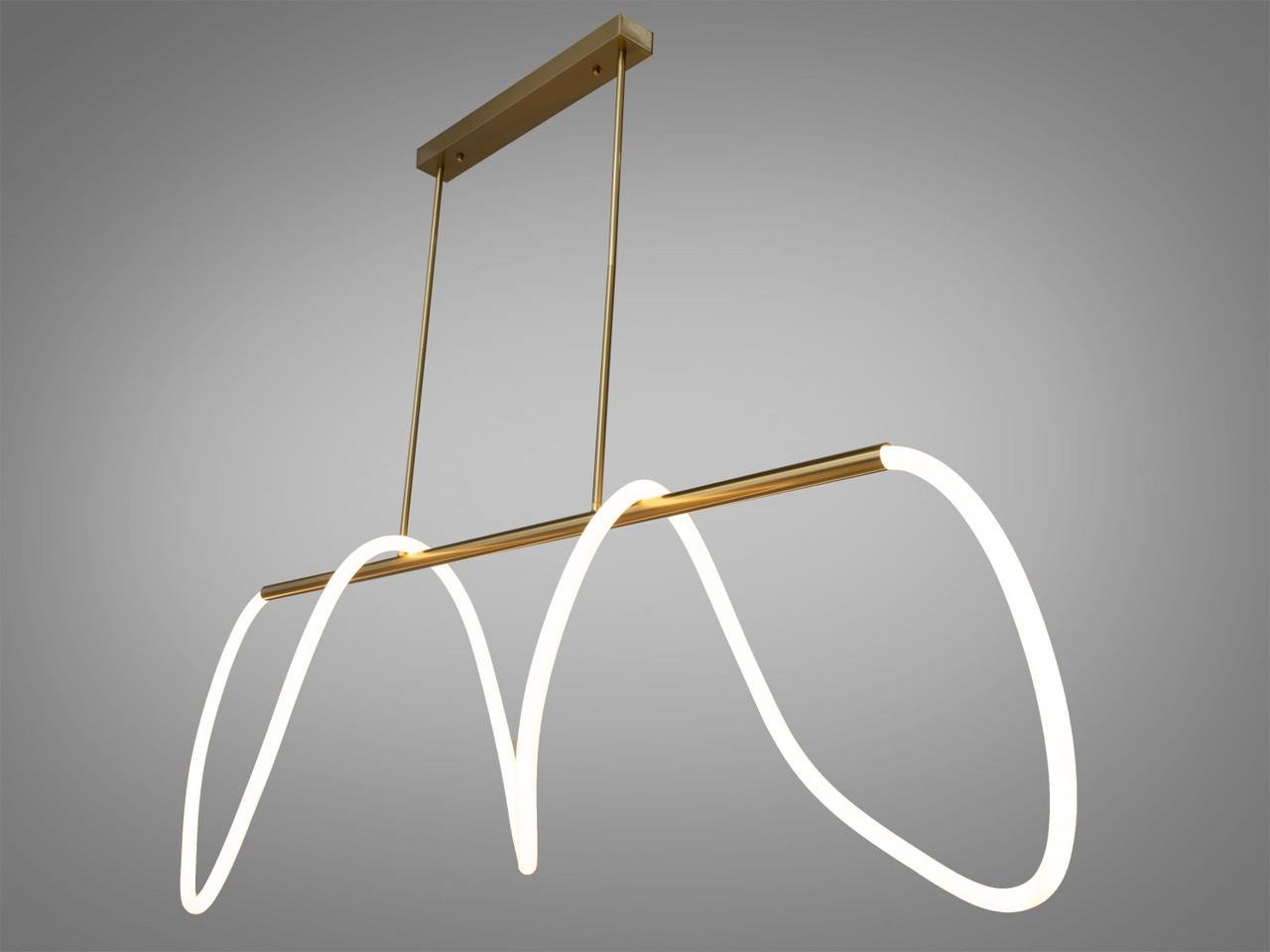 Люстра подвесная SY9752-L1500 GAB 32w из гибкого неона Бронзовый (14279301) - фото 4 Люстра подвесная SY9752-L1500 GAB 32w из гибкого неона Бронзовый (14279301) - фото 4