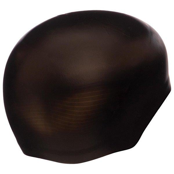 Шапочка для плавания Mad Wave Soft Fina Approved M053301 M Черный (60444176) - фото 3