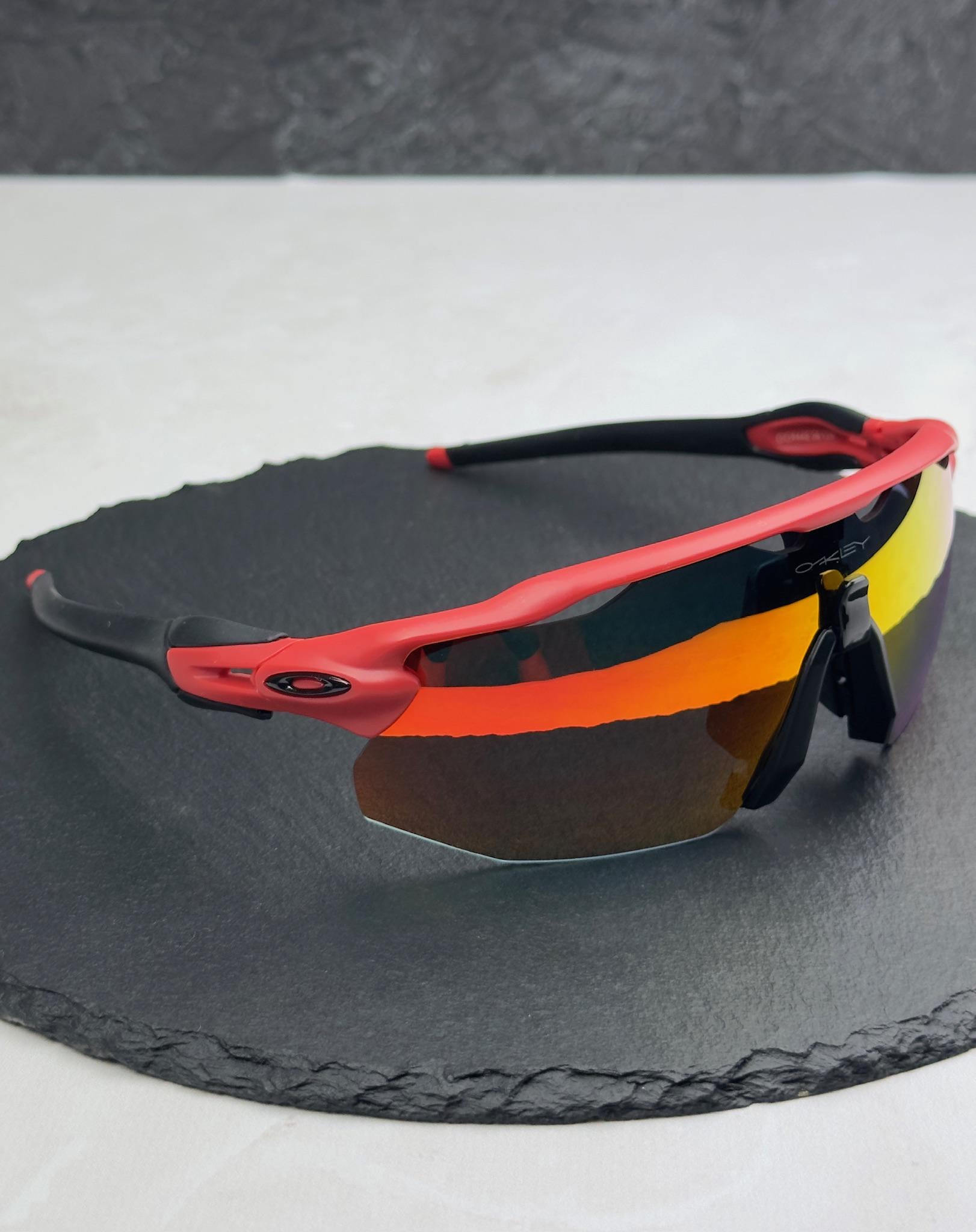Солнцезащитные очки Oakley Radar EV Advancer OO9442 с линзой Prizm Ruby спортивные мужские Красный