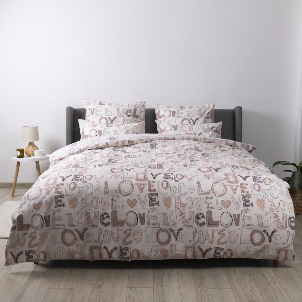 Комплект постільної білизни ТЕП Happy Sleep Нотатки кохання двоспальний 175x210 см наволочки 2х50х70 см (18644) - фото 5