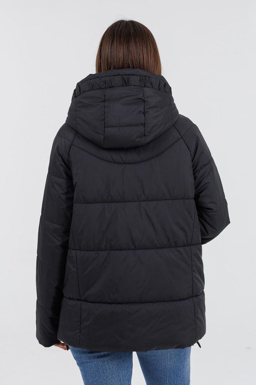 Куртка жіноча 236a на флісі р. 50 Чорний - фото 2 Куртка жіноча 236a на флісі р. 50 Чорний - фото 2