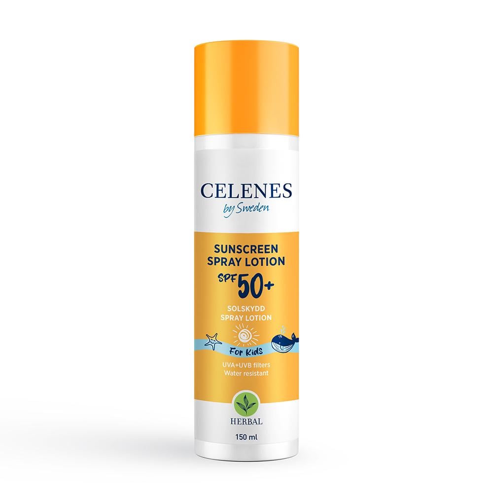 Сонцезахисний спрей-лосьйон для дітей CELENES SPF50+ 150 мл (5160086)