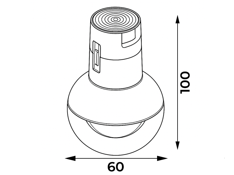 Светильник трековый светодиодный LEDUA AeroLine YZ1809 48V 7W 4000К 180° 60 мм Черный (10246) - фото 3 Светильник трековый светодиодный LEDUA AeroLine YZ1809 48V 7W 4000К 180° 60 мм Черный (10246) - фото 3