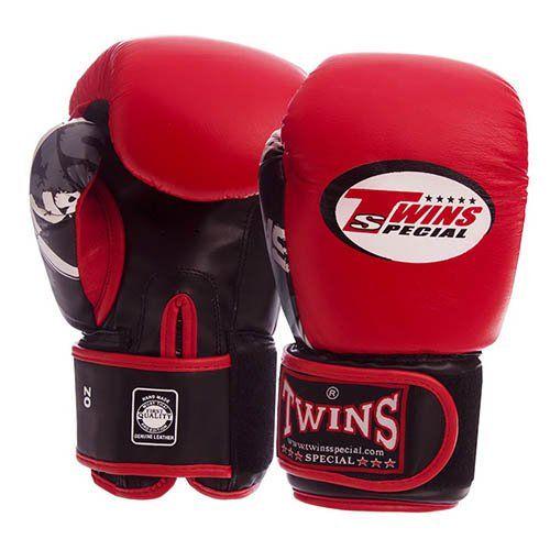 Рукавички боксерські Twins Classic 0269 14 oz Червоно-чорний (37429415)