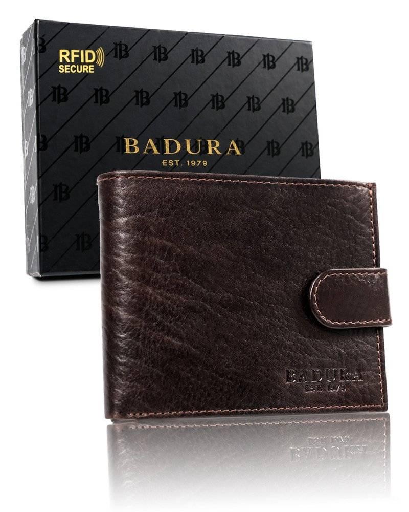Кошелек мужской кожаный Badura B-N01L-MIL MARRONE