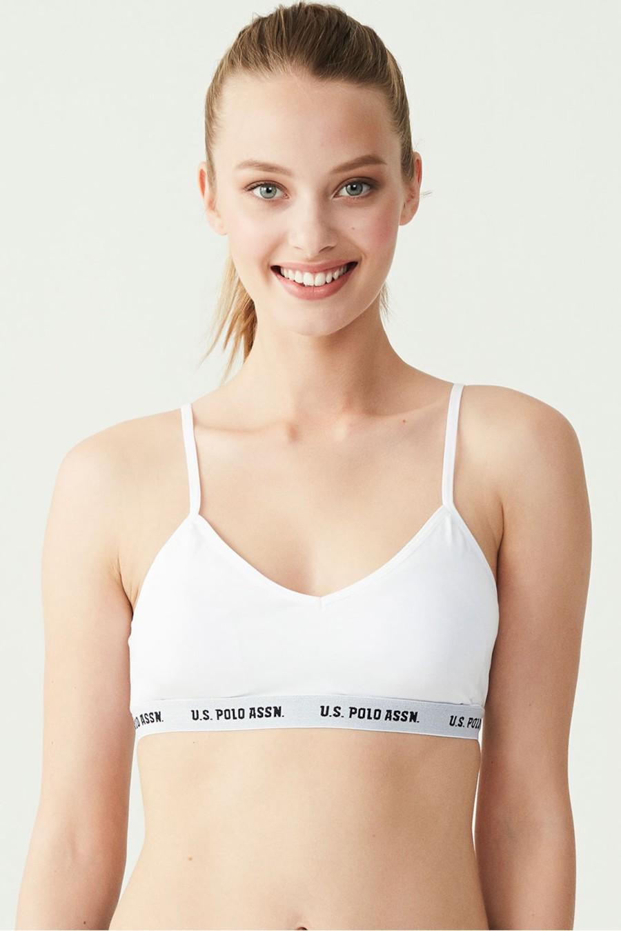 Топ с мягкой чашкой U.S. Polo ASSN 85B Белый (67874)