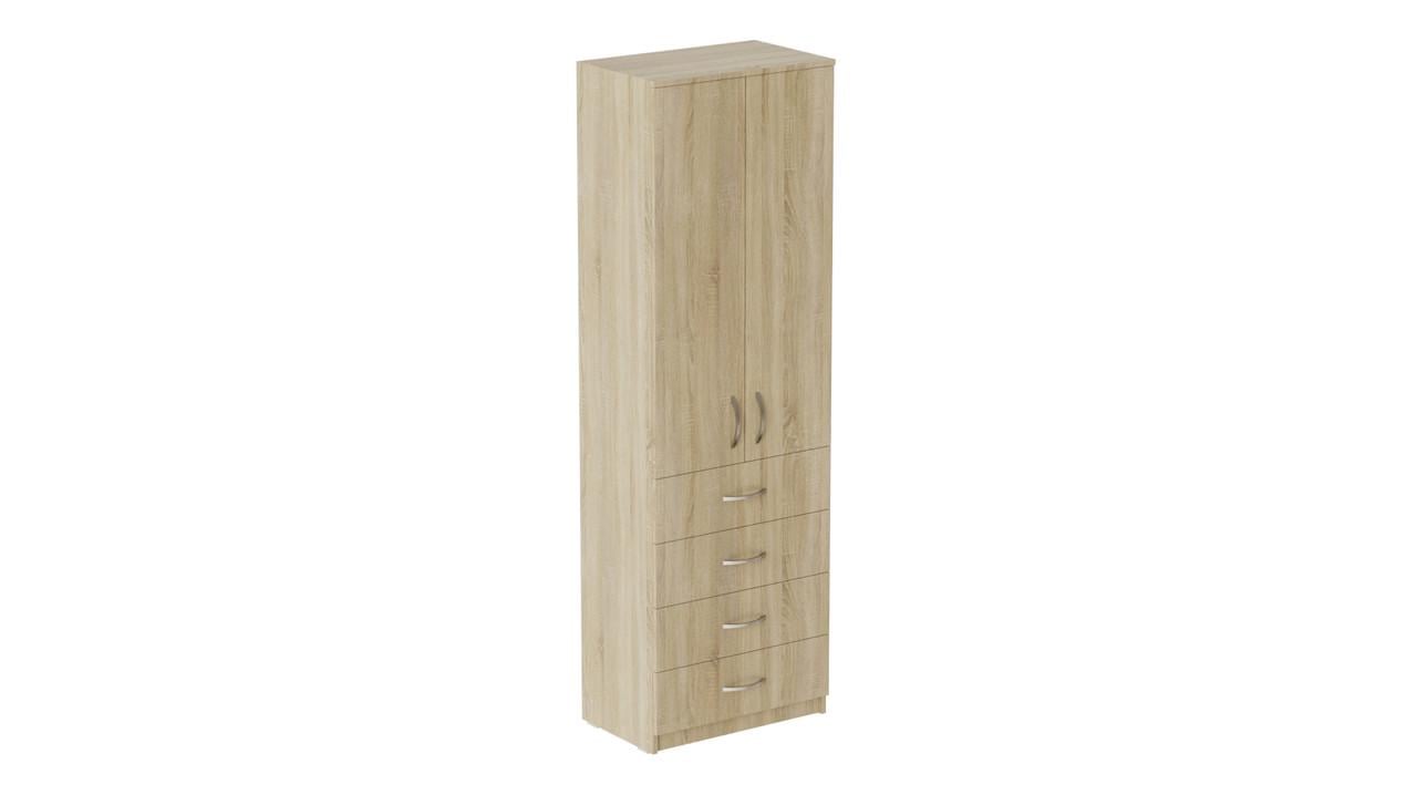 Шкаф Ferrum-decor Анжело на 3 полки с 2 дверями и 4 ящиками ДСП 16 мм 1900x600x380 мм Дуб Сонома (FRD-104992) Шкаф Ferrum-decor Анжело на 3 полки с 2 дверями и 4 ящиками ДСП 16 мм 1900x600x380 мм Дуб Сонома (FRD-104992)