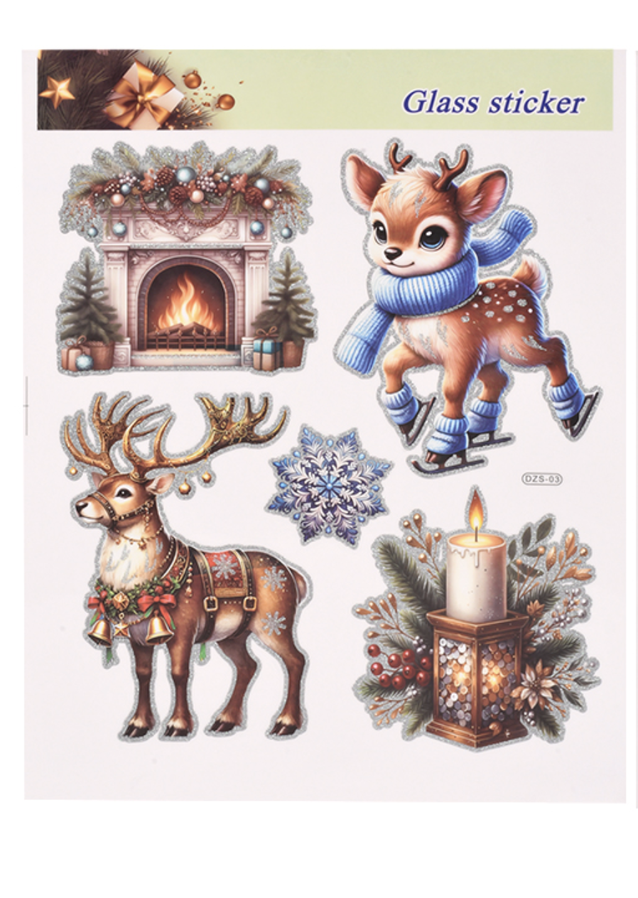 Наклейка на окна Santa&Co 31х38 см (R33999) - фото 2 Наклейка на окна Santa&Co 31х38 см (R33999) - фото 2