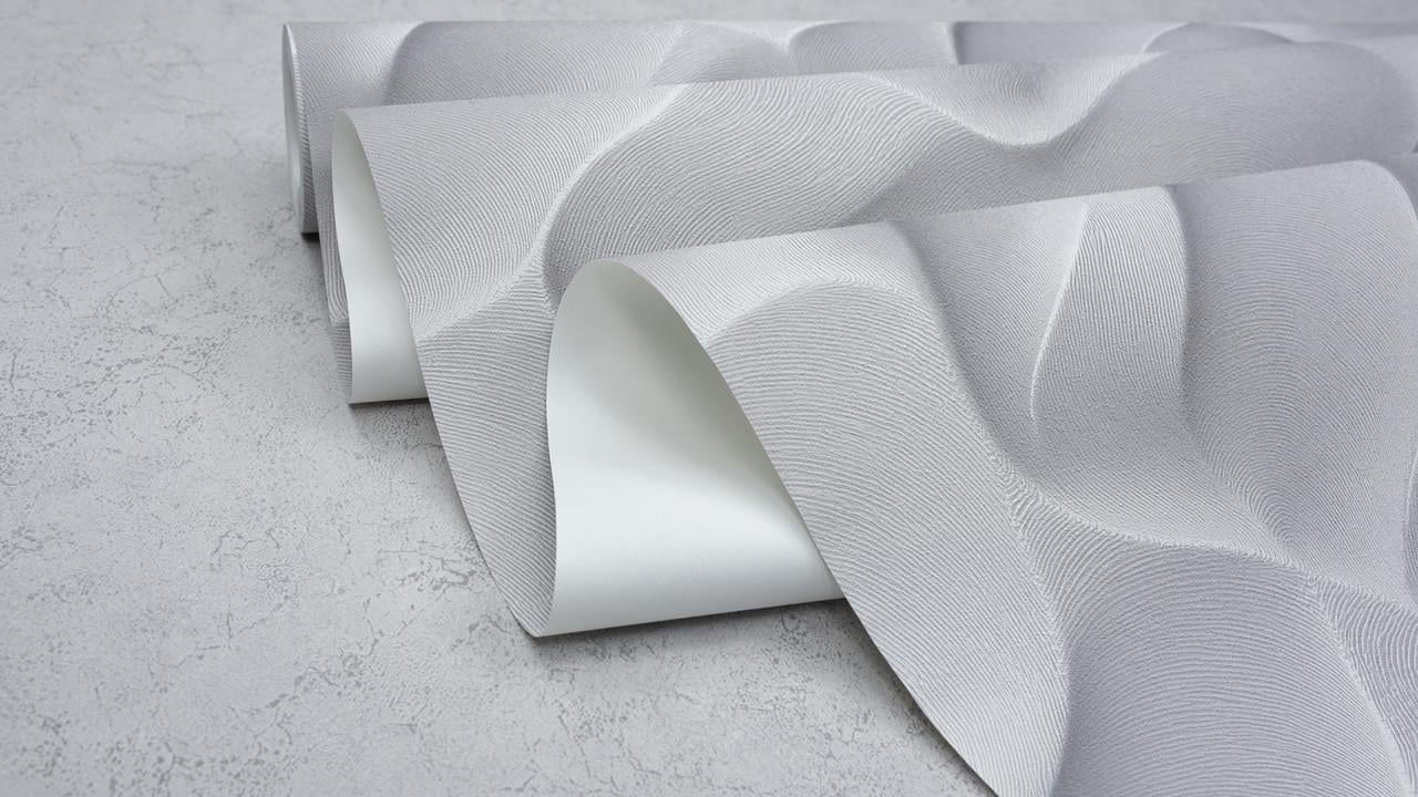 Обои флизелиновые Sintra Duna 251713 Декор винил горячего тиснения 1,06х10,05 м Серый