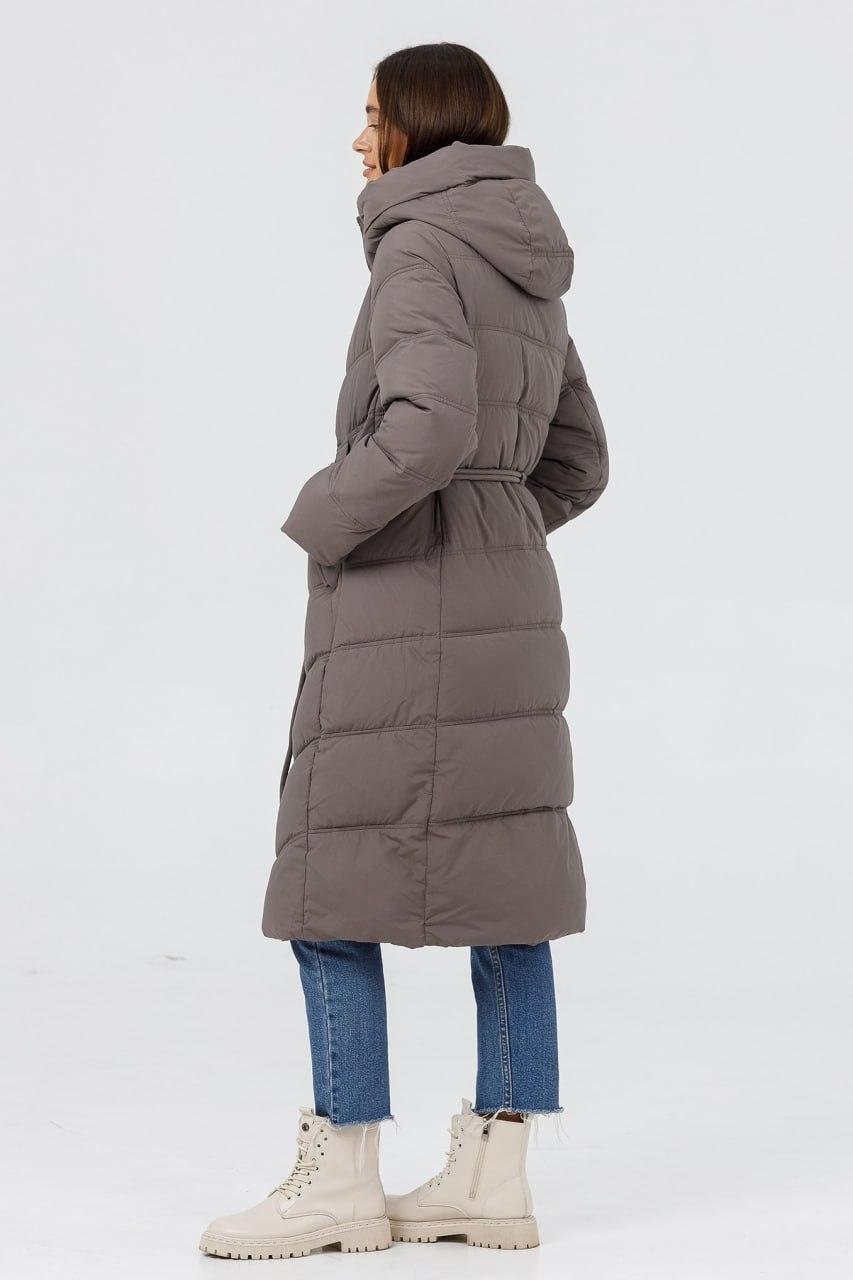 Пуховик приталений Foda р. 50 Кавовий (51242s\50) - фото 4 Пуховик приталений Foda р. 50 Кавовий (51242s\50) - фото 4