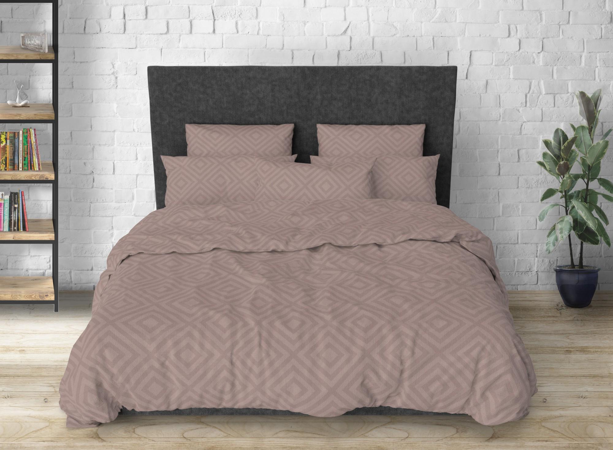 Комплект постельного белья из бязи Шоколадные ромбики двуспальный 200х220 см (G-141/WP/2.0) Комплект постельного белья из бязи Шоколадные ромбики двуспальный 200х220 см (G-141/WP/2.0)