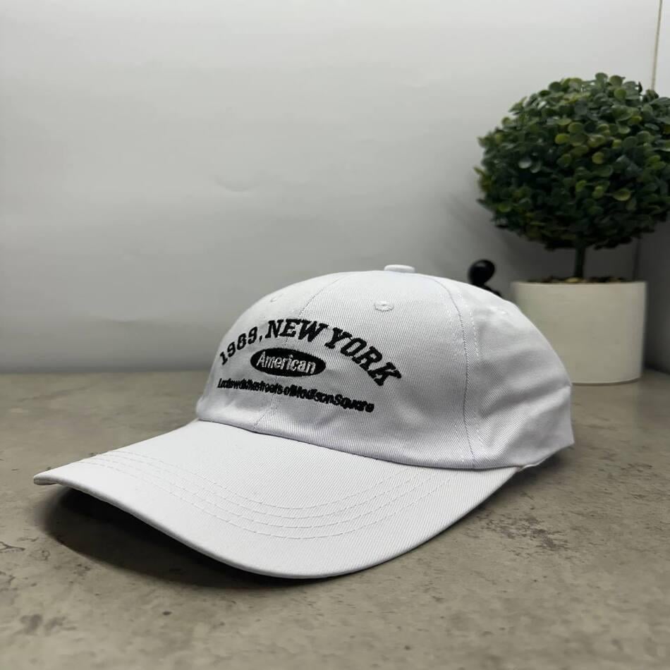Кепка-бейсболка летняя New York OS Белый (00206) - фото 1 Кепка-бейсболка летняя New York OS Белый (00206) - фото 1