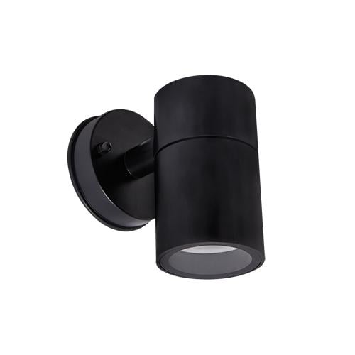 Cветильник Strühm GORDON IP54 настенный накладной пластик круглый 1xGU10 Черный (STR-03936)