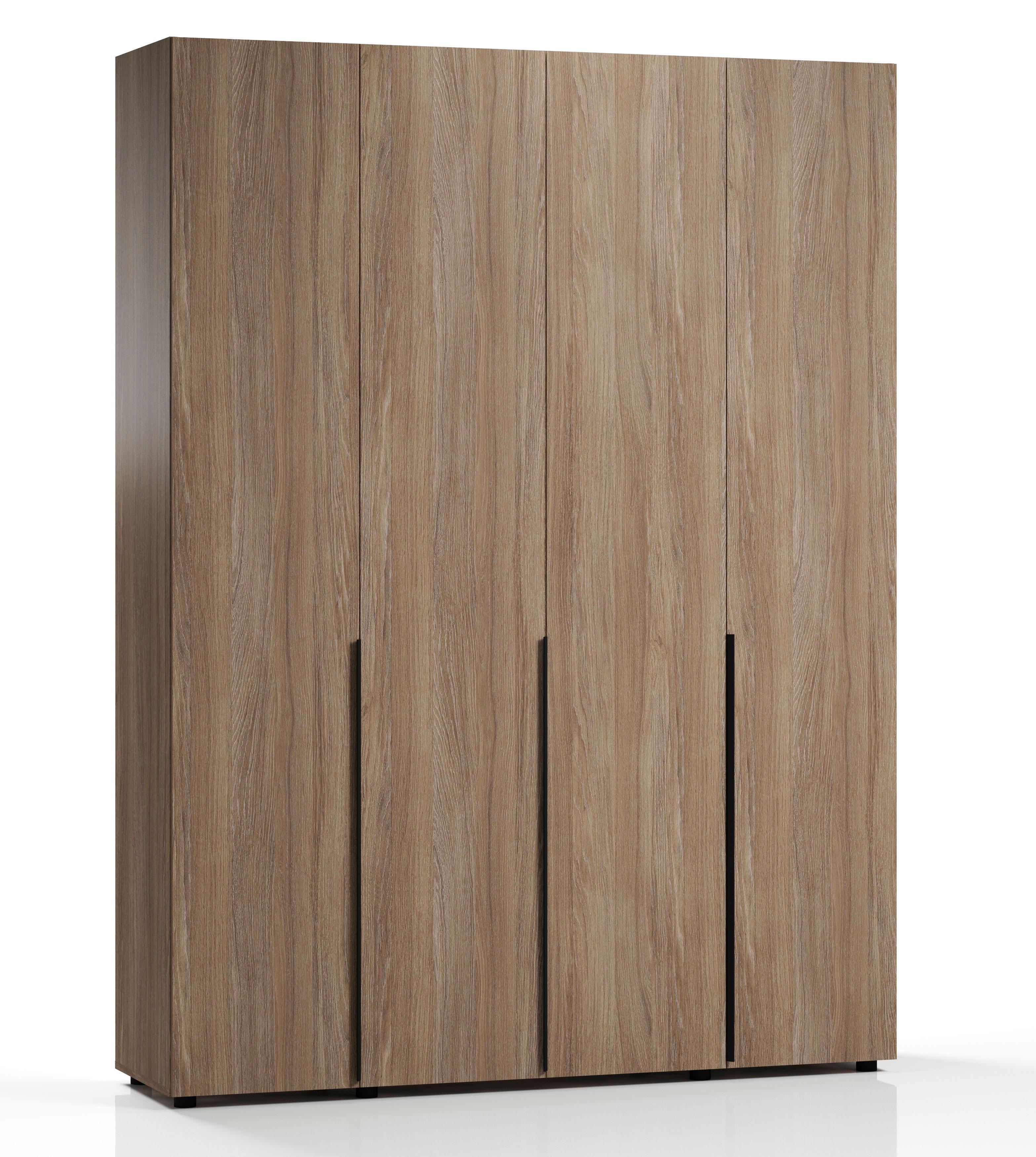 Шкаф для одежды Orange-Line Лира 180 4-х дверная Дуб урбан кофейный (407315)