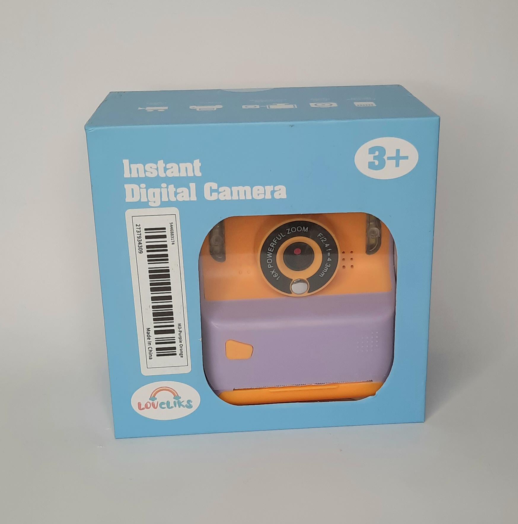 Фотокамера дитяча М3 з моментальним друком 800 mah Жовтий - фото 7 Фотокамера дитяча М3 з моментальним друком 800 mah Жовтий - фото 7