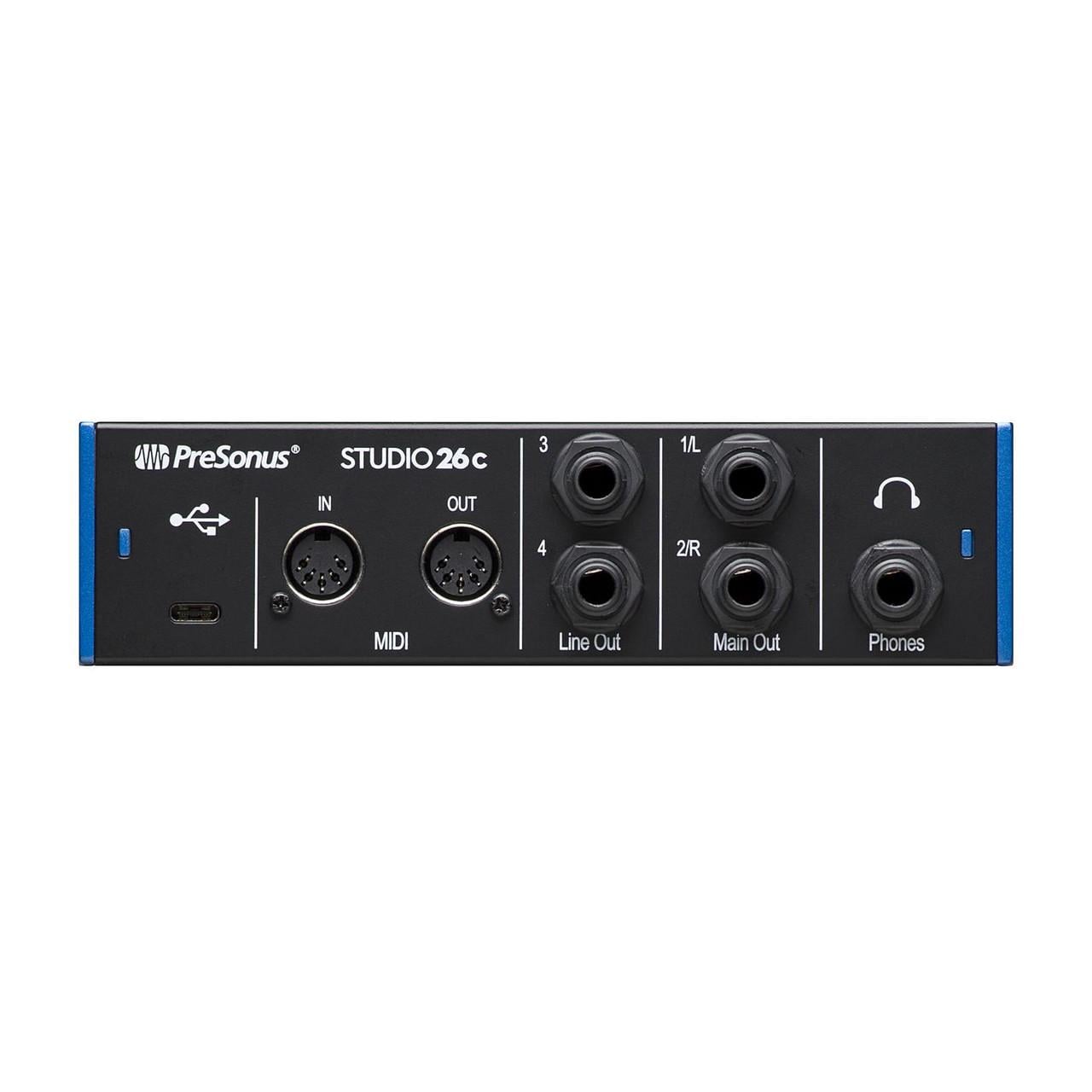 Аудіоінтерфейс USB PreSonus Studio 26c (349031) - фото 4