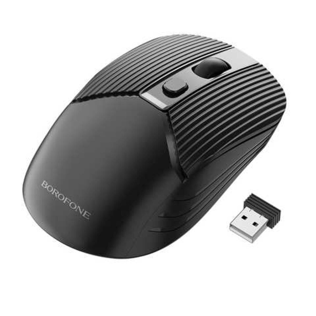 Компьютерная мышка BOROFONE BG5 Business wireless mouse Black (19539)