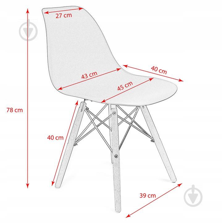 Крісло JUMI Scandinavian Design White - фото 6