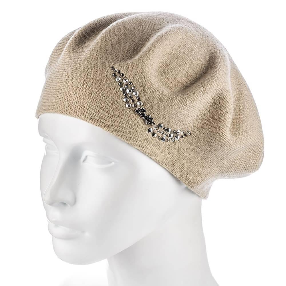 Берет женский Zolly ZH185 двойной Бежевый