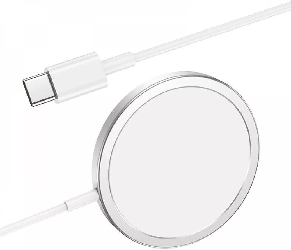 Зарядний пристрій бездротовий Hoco CW30 Pro MagSafe Білий (CW30) - фото 7