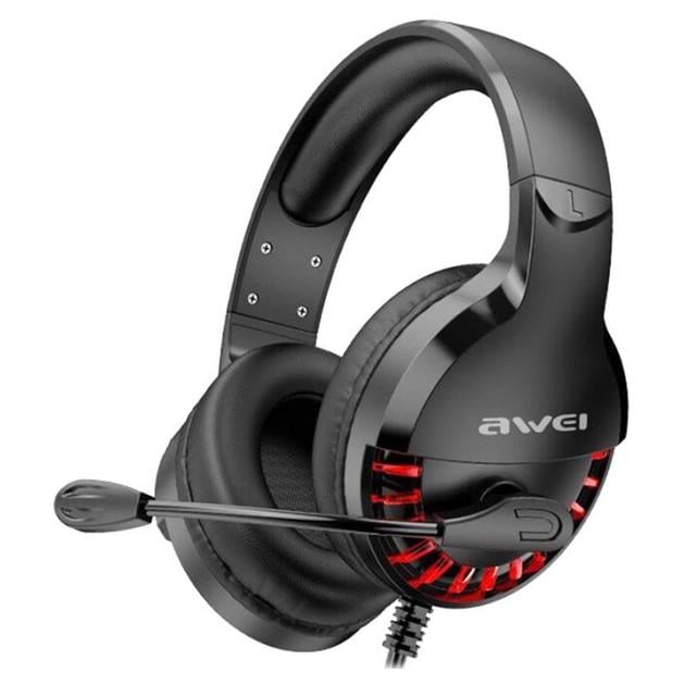 Геймерские наушники Awei Gaming Headset RGB LED для ПК/PS4/Xbox