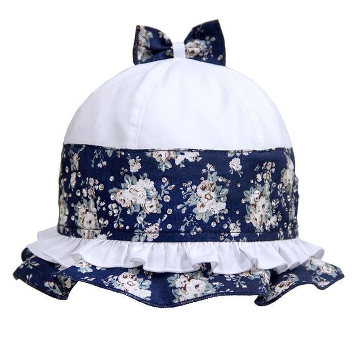 Панамка Дэвид Стар с цветами р. 44 Синий (17428)