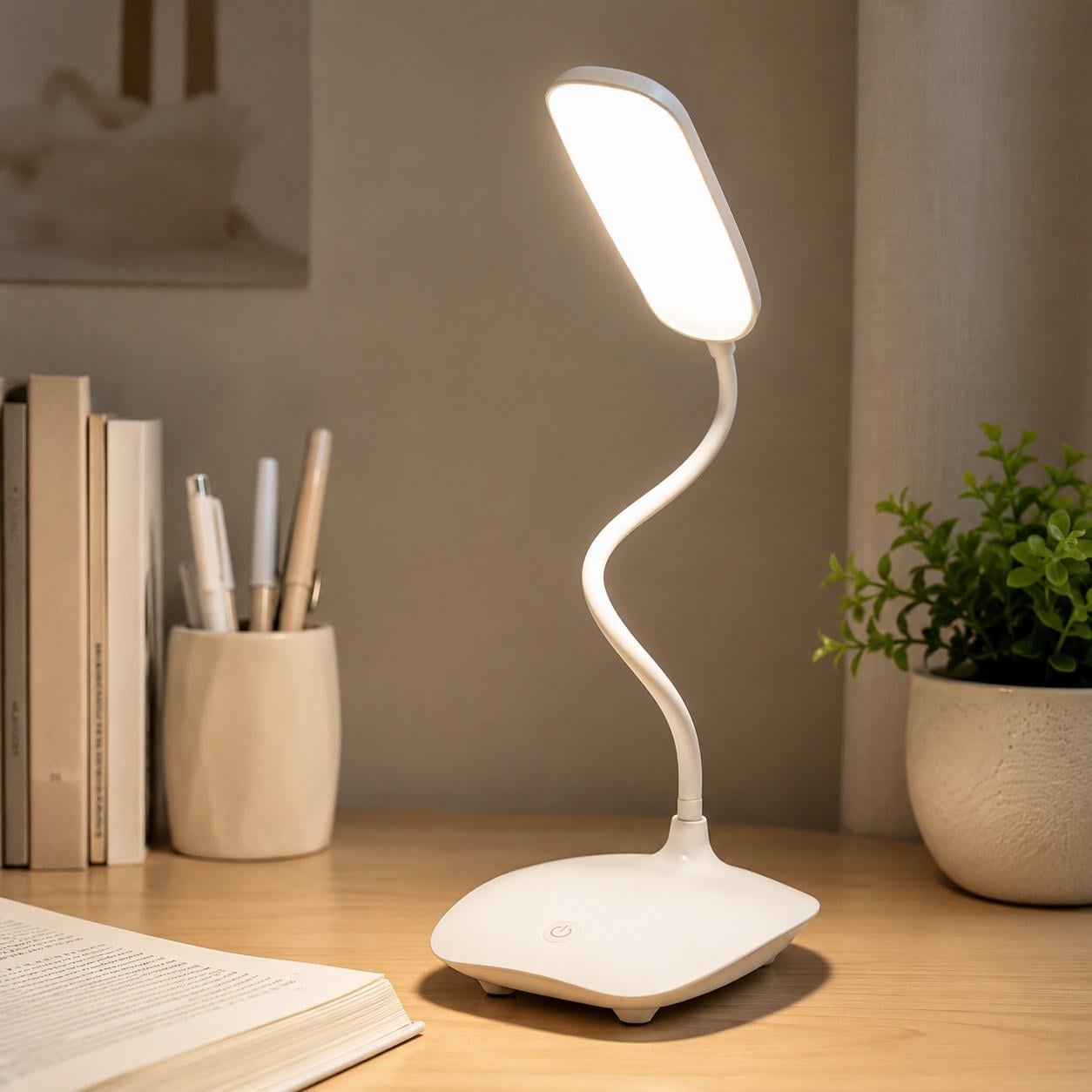 Лампа настольная LED с сенсорным управлением Белый (LED-LAMP-WHITE)