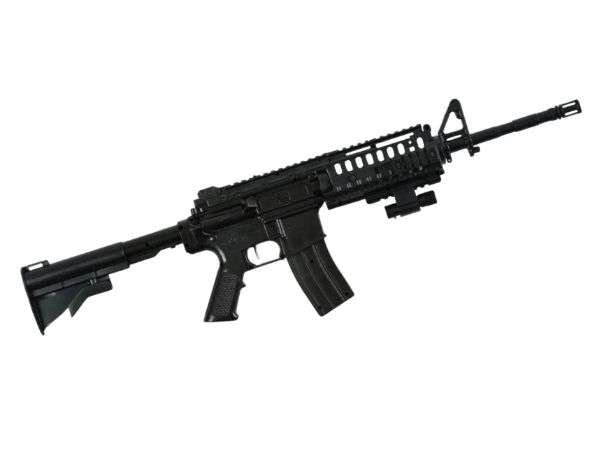 Автомат игрушечный с лазерным прицелом и съемным прикладом (142034)