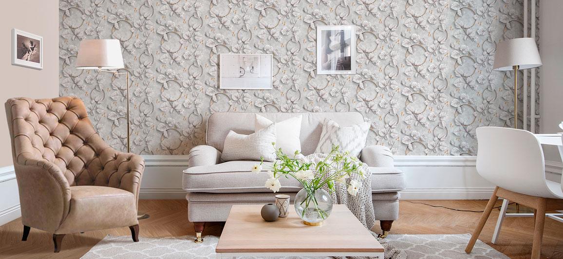 Обои бумажные Континент Клен Серый (1589) - фото 3