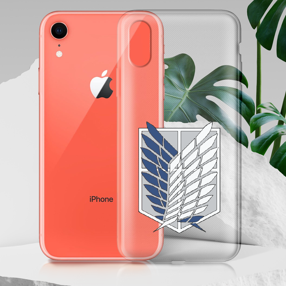 Чохол Boxface iPhone XR Атака Титанів Крила Свободи Прозорий силікон (35417-bk88-35417) - фото 2