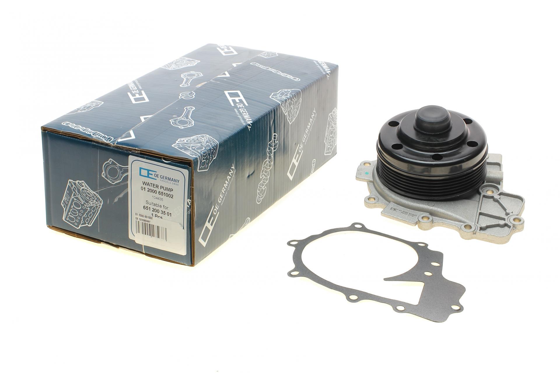 Помпа воды GERMANY Mercedes Vito W639 2.0/2.2CDI 10- OM651.940 01 2000 651002 OE