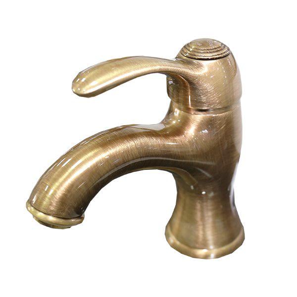 Смеситель для умывальника с донным клапаном SANTAN JAFAR 47ZZ5221 old bronze Смеситель для умывальника с донным клапаном SANTAN JAFAR 47ZZ5221 old bronze