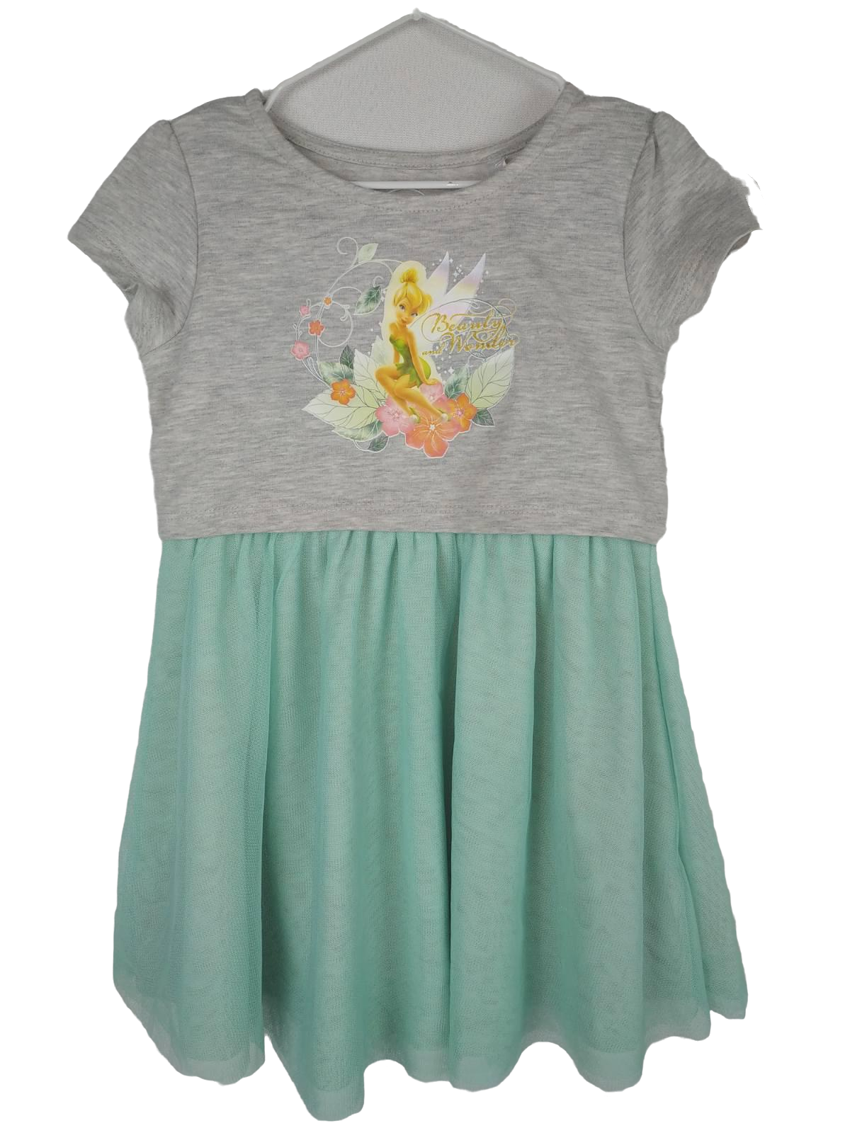 Платье C&A для девочки 104 размер Серый/Бирюзовый (1265390)