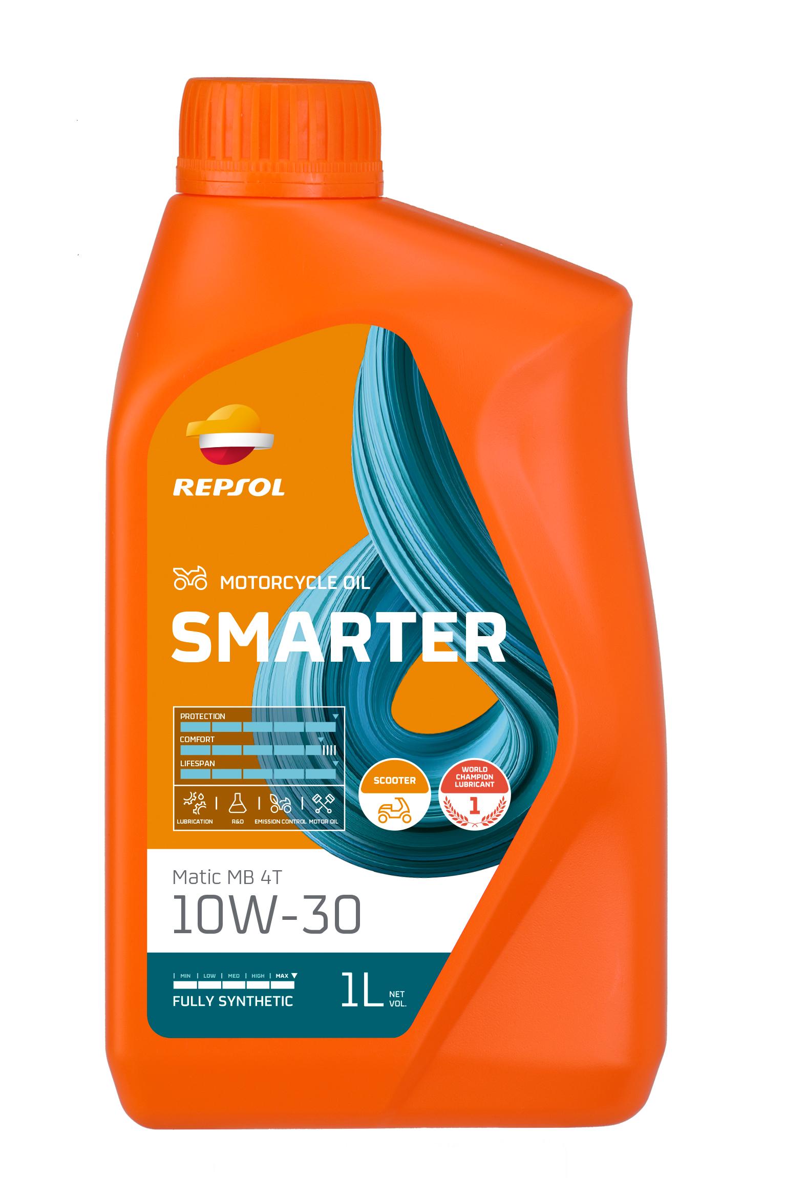 Моторне мастило Repsol SMARTER MATIC MB 4T 10W-30 1 л (RPP2063LHC)
