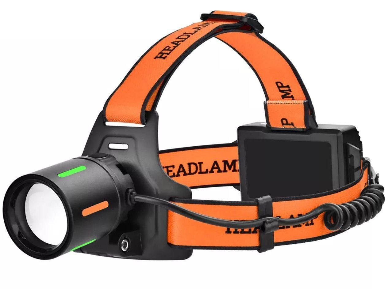 Фонарь налобный X-Balog BL-T67-TG+COB белый и красный свет 1 режим 18650 Type-C (2758267542)