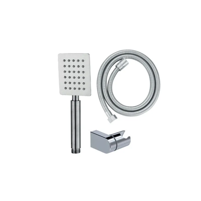 Душовий набір MIXXUS Shower SET-02.SUS шланг/лійка/кронштейн з нержавіючої сталі (MI6157)