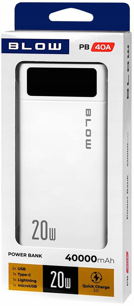 Повербанк Blow 40000 mAh White (81-13412) - фото 6